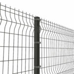 V-Press Fence Hot Dip Galvanized Finishing
